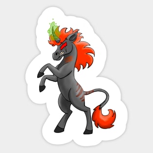 Bad Ass Unicorn Sticker